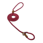 Premium Braided Rope Leash & Adjustable Collar Set