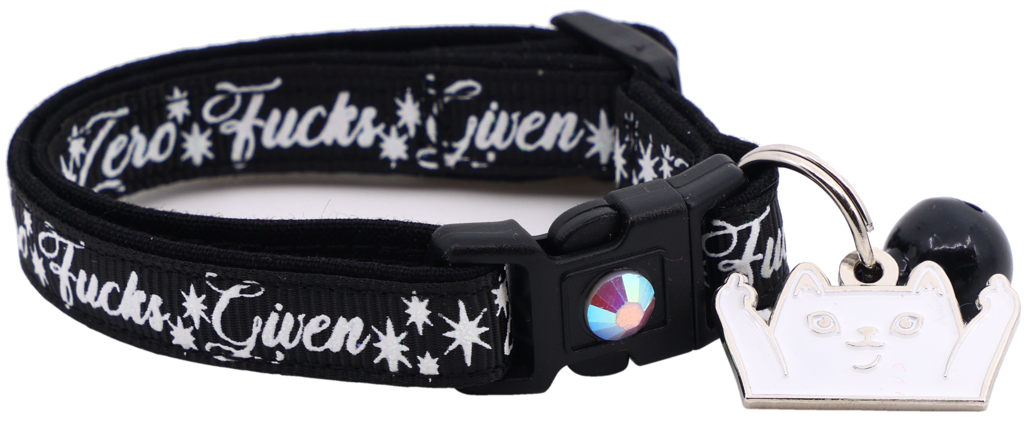 Zero Fucks Given Breakaway Cat Collar