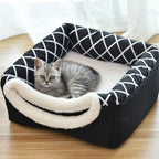 Convertible Velvet Pet Villa & Cozy Hideaway